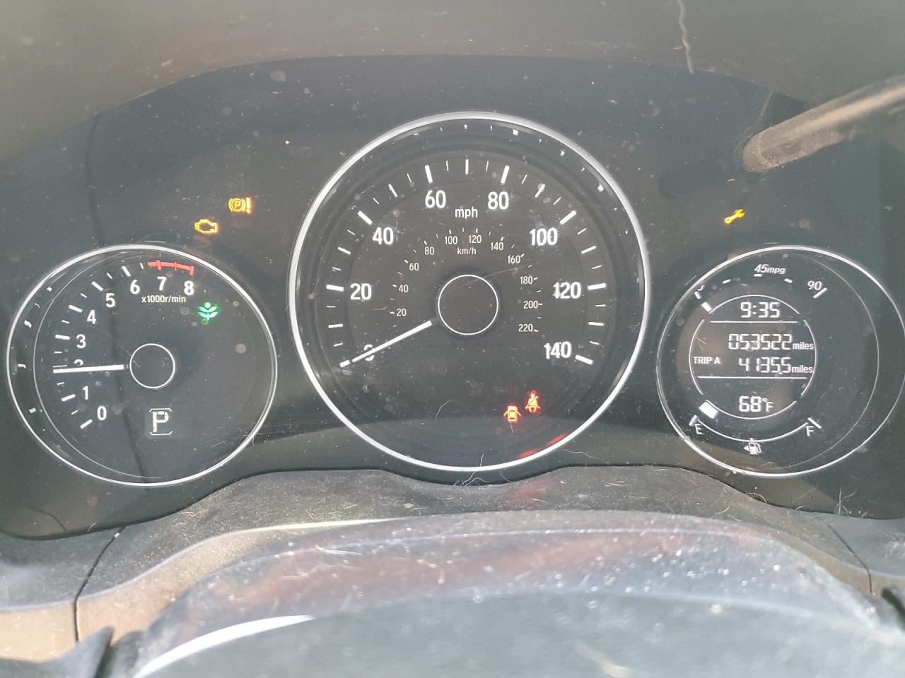 2022 HONDA HR-V SPORT VIN:3CZRU6H14NM712392