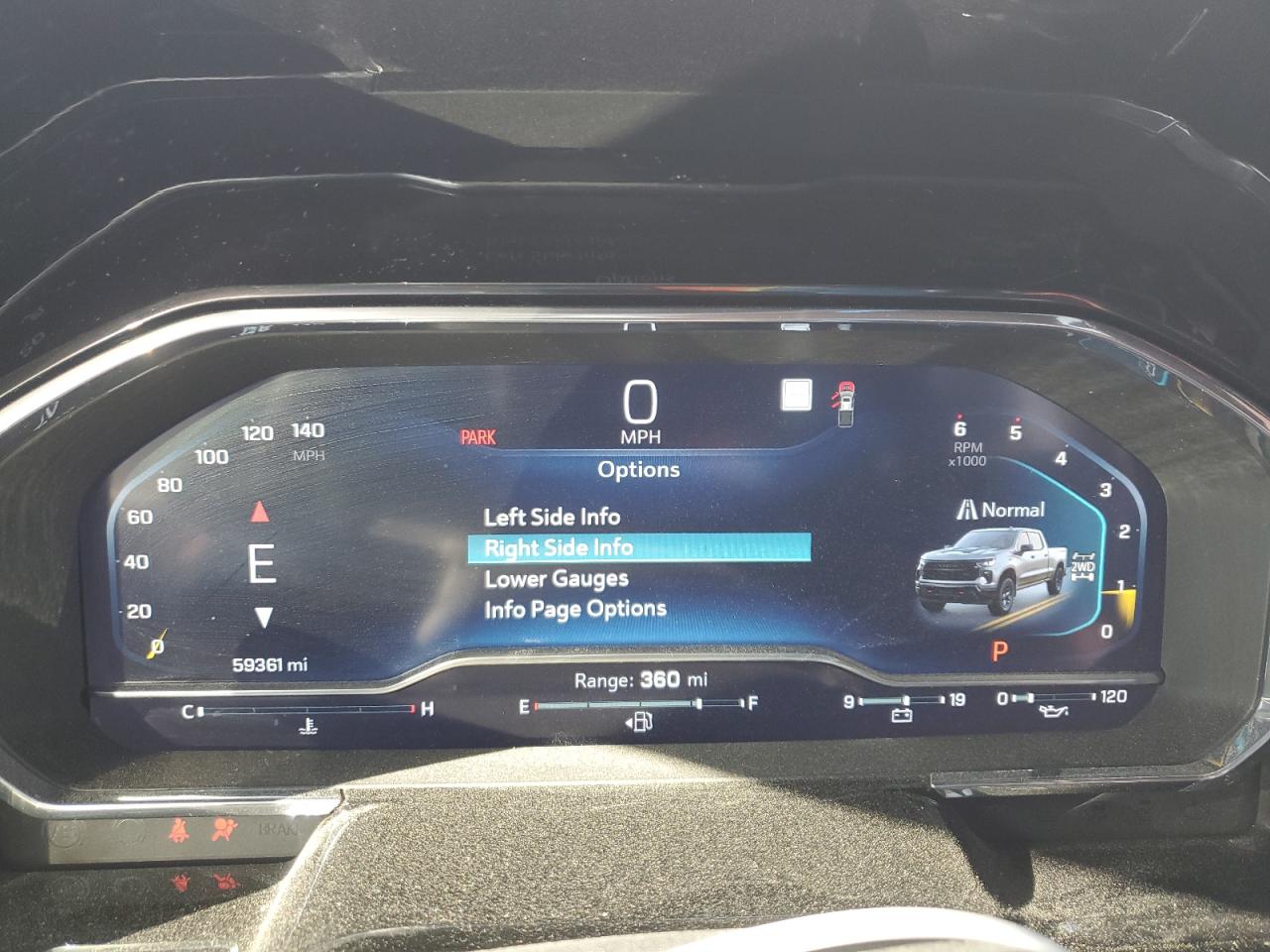 2023 CHEVROLET SILVERADO K1500 LT TRAIL BOSS VIN:3GCUDFE86PG105669