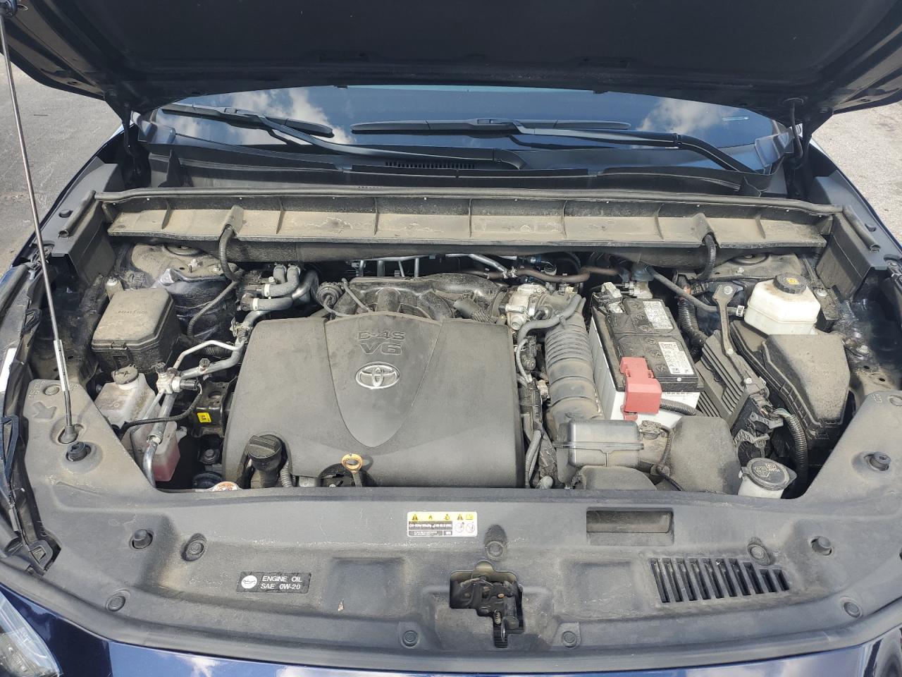 2022 TOYOTA HIGHLANDER XLE VIN:5TDHZRBH9NS206812