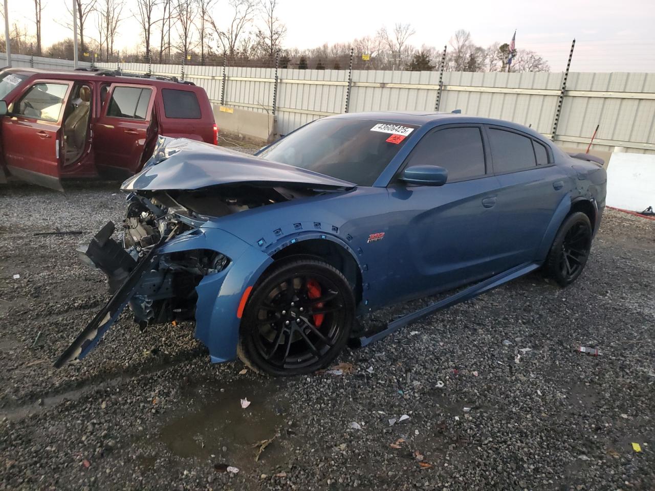 2022 DODGE CHARGER SCAT PACK VIN:2C3CDXGJ5NH193942