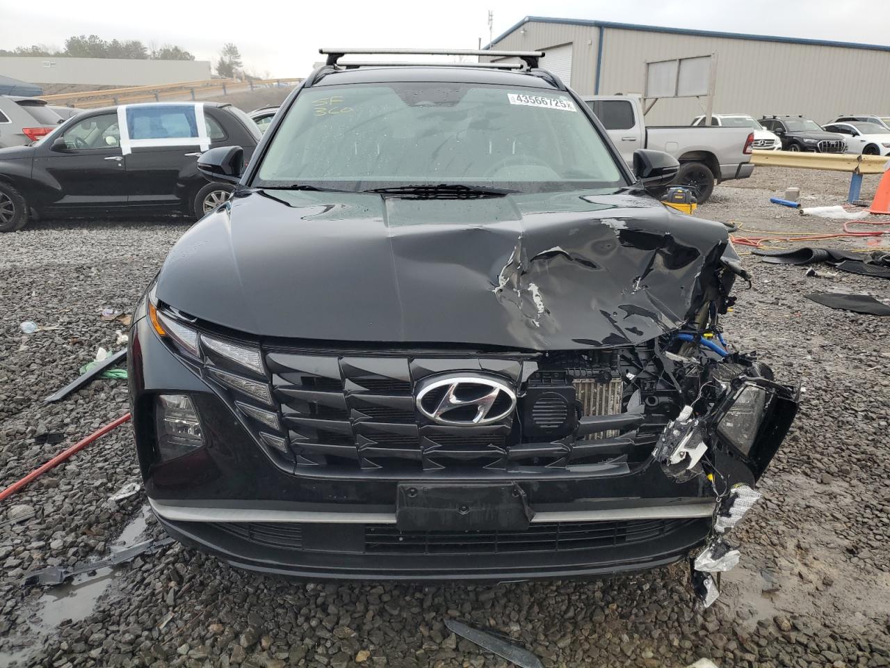 2022 HYUNDAI TUCSON BLUE VIN:KM8JBCA12NU025775