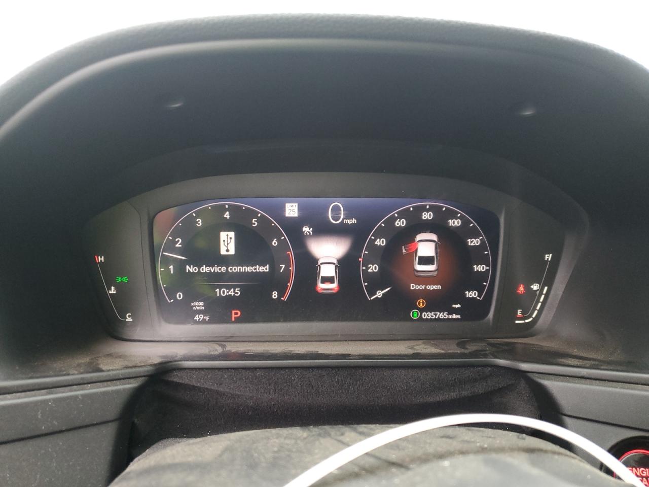 2023 HONDA ACCORD EX VIN:1HGCY1F34PA041119