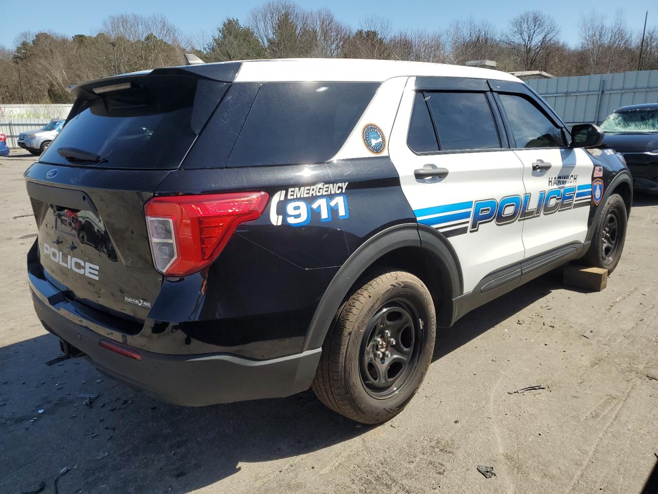 2022 FORD EXPLORER POLICE INTERCEPTOR VIN:1FM5K8AB3NGB49365