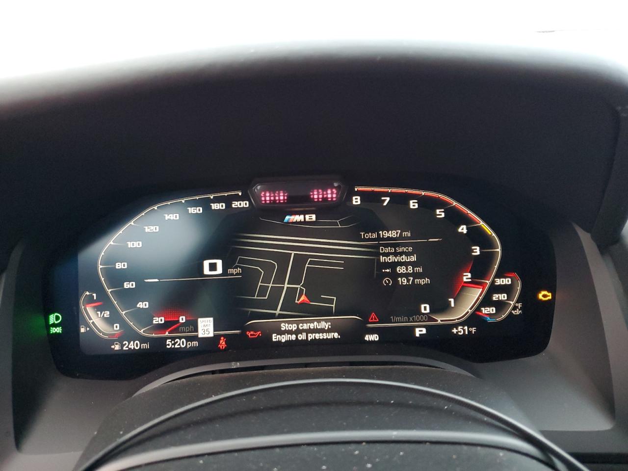 2022 BMW M8  VIN:WBSDZ0C08NCH65669