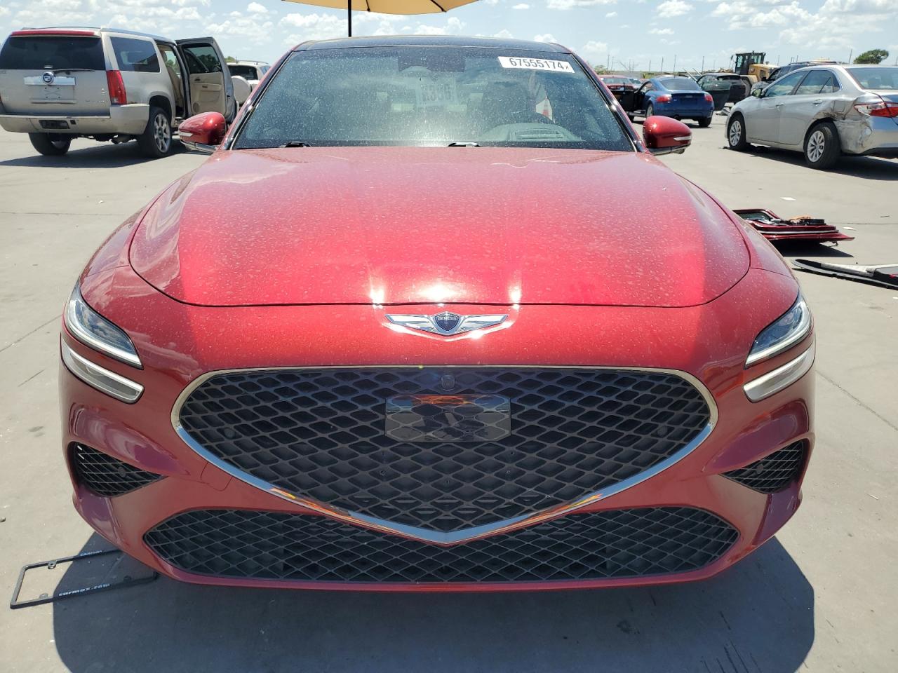 2022 GENESIS G70 BASE VIN:KMTG54TE8NU083354