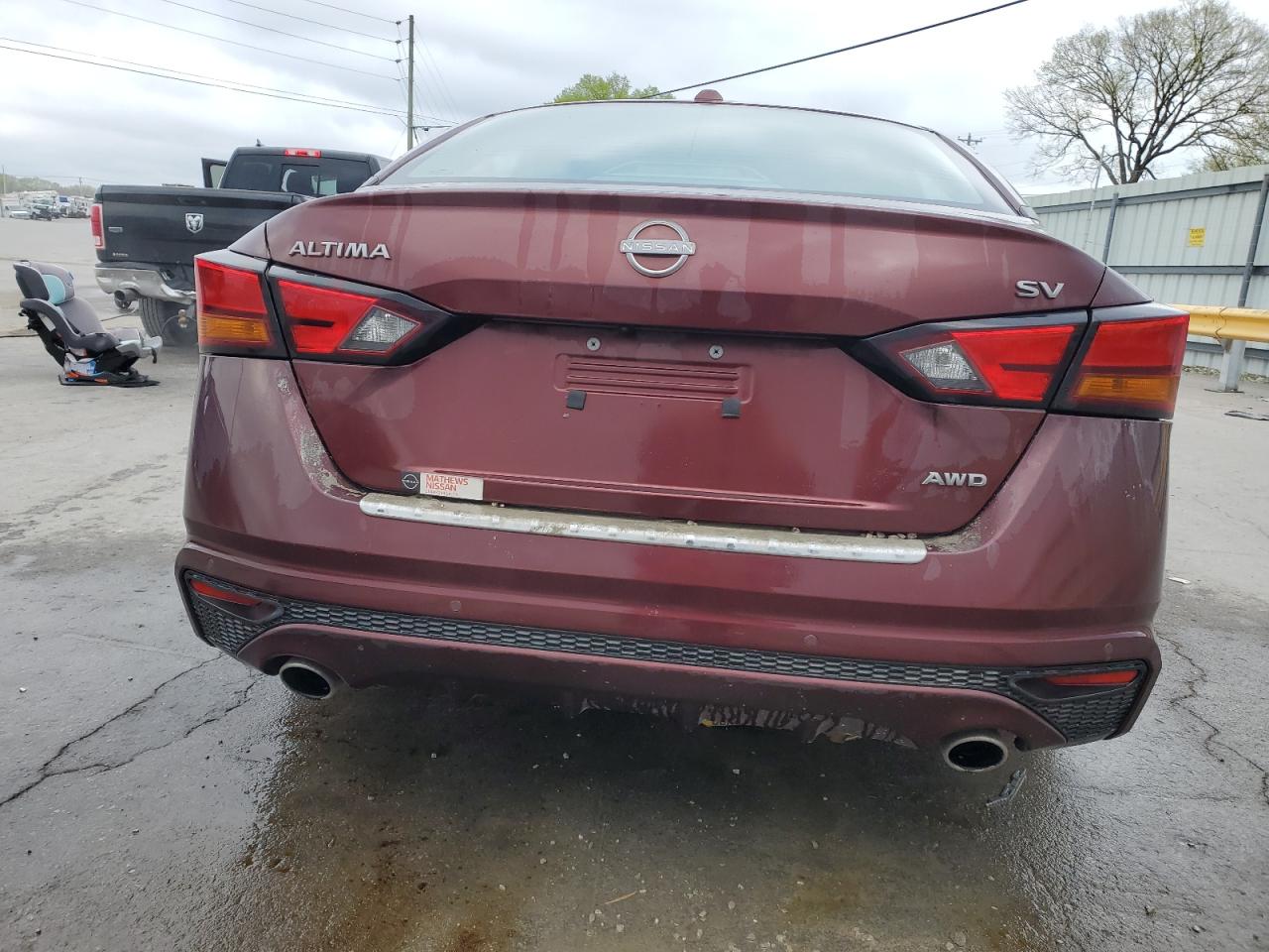 2023 NISSAN ALTIMA SV VIN:1N4BL4DW6PN400914