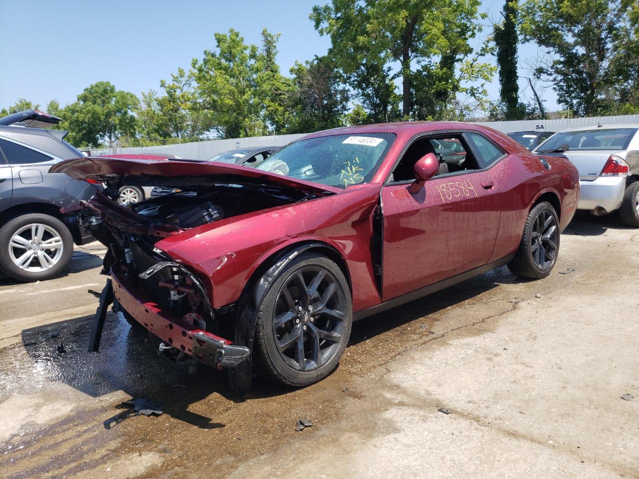 2022 DODGE CHALLENGER SXT VIN:2C3CDZAG6NH164409