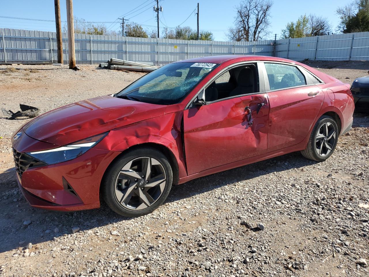 2023 HYUNDAI ELANTRA SEL VIN:KMHLS4AG4PU467768