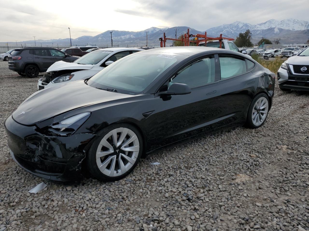 2022 TESLA MODEL 3  VIN:5YJ3E1EB2NF187927