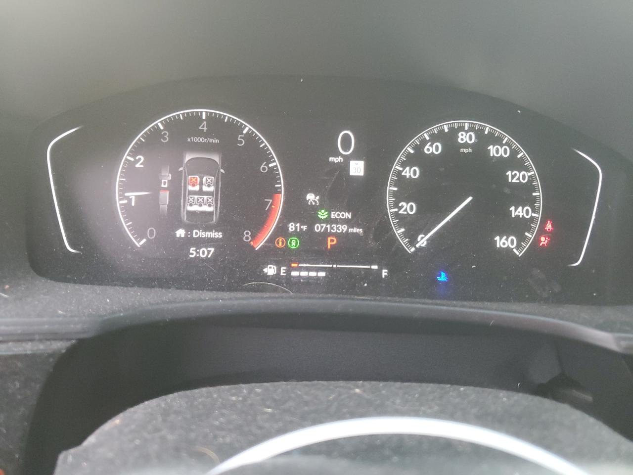 2022 HONDA CIVIC SPORT VIN:2HGFE2F52NH564456