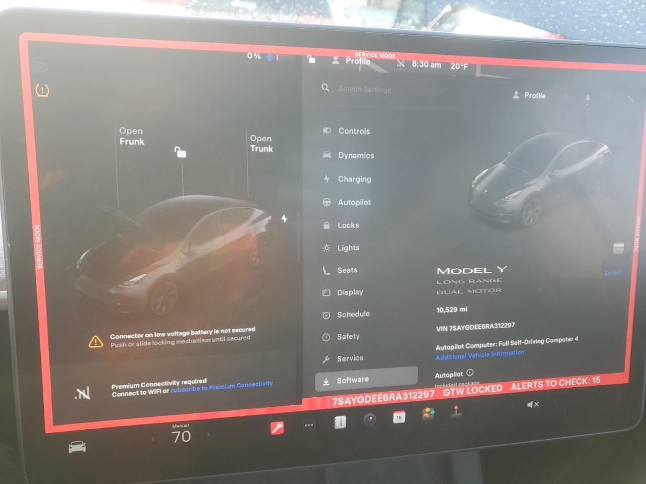 2024 TESLA MODEL Y  VIN:7SAYGDEE6RA312297