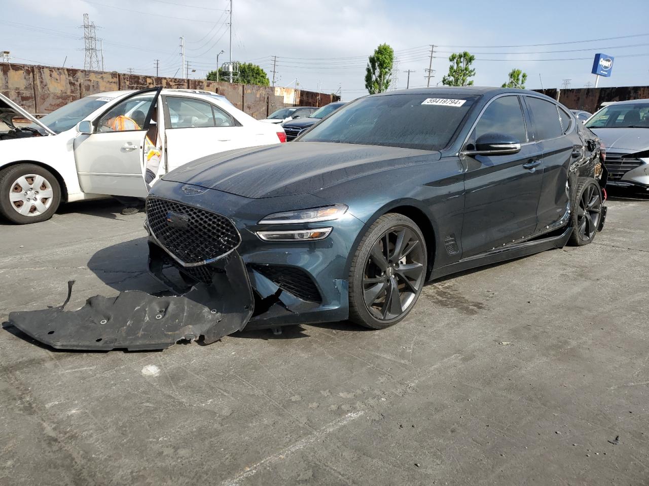 2022 GENESIS G70 BASE VIN:KMTG54TE2NU082023