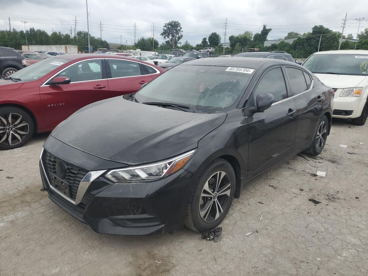 2022 NISSAN SENTRA SV VIN:3N1AB8CV4NY225624