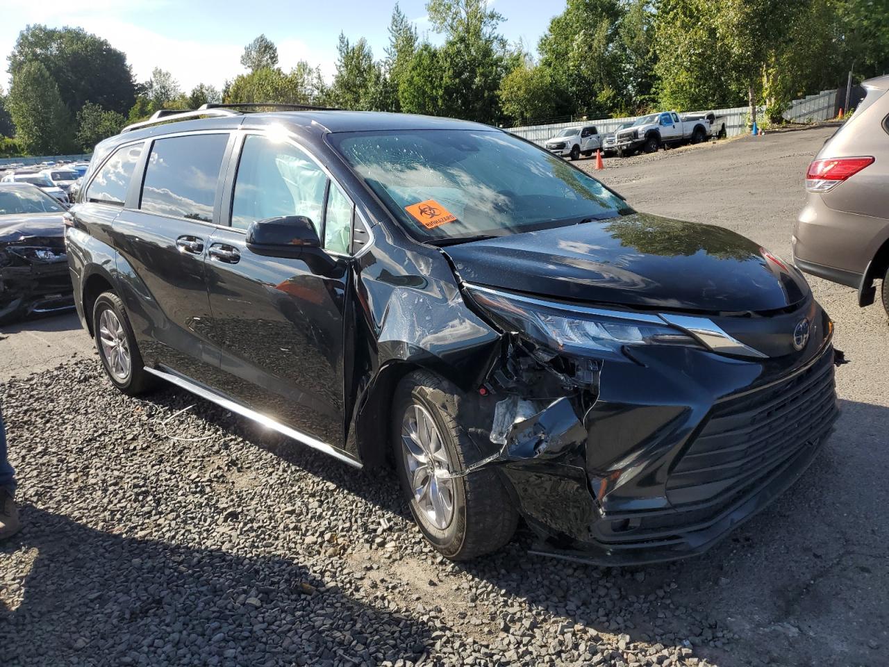 2022 TOYOTA SIENNA LE VIN:5TDKRKEC4NS113757