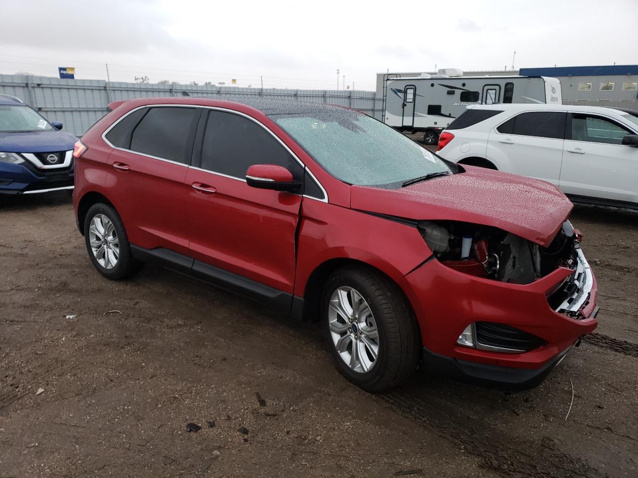 2022 FORD EDGE TITANIUM VIN:2FMPK4K96NBA58997