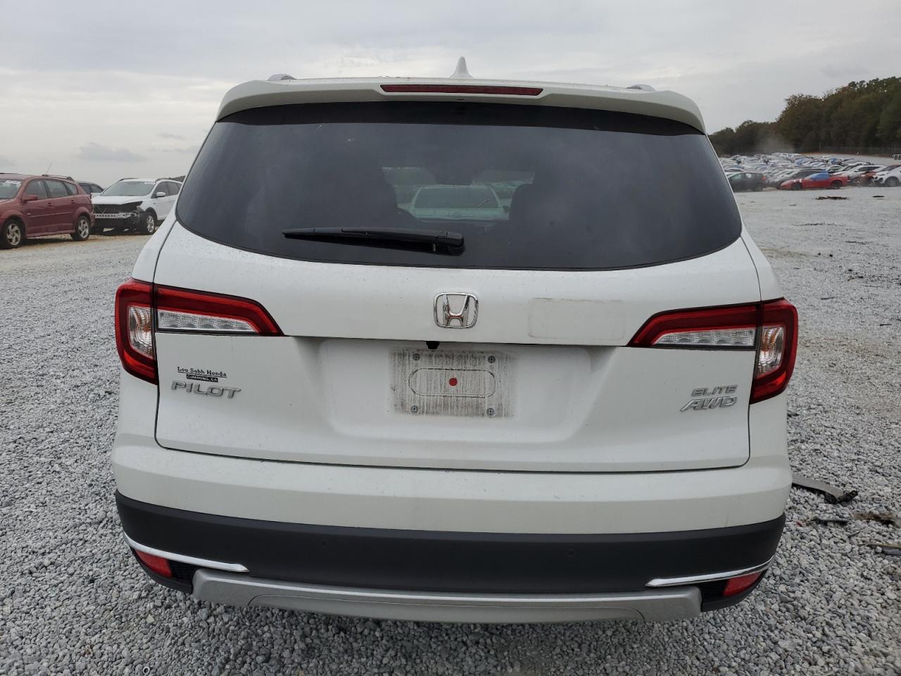 2022 HONDA PILOT ELITE VIN:5FNYF6H07NB074730