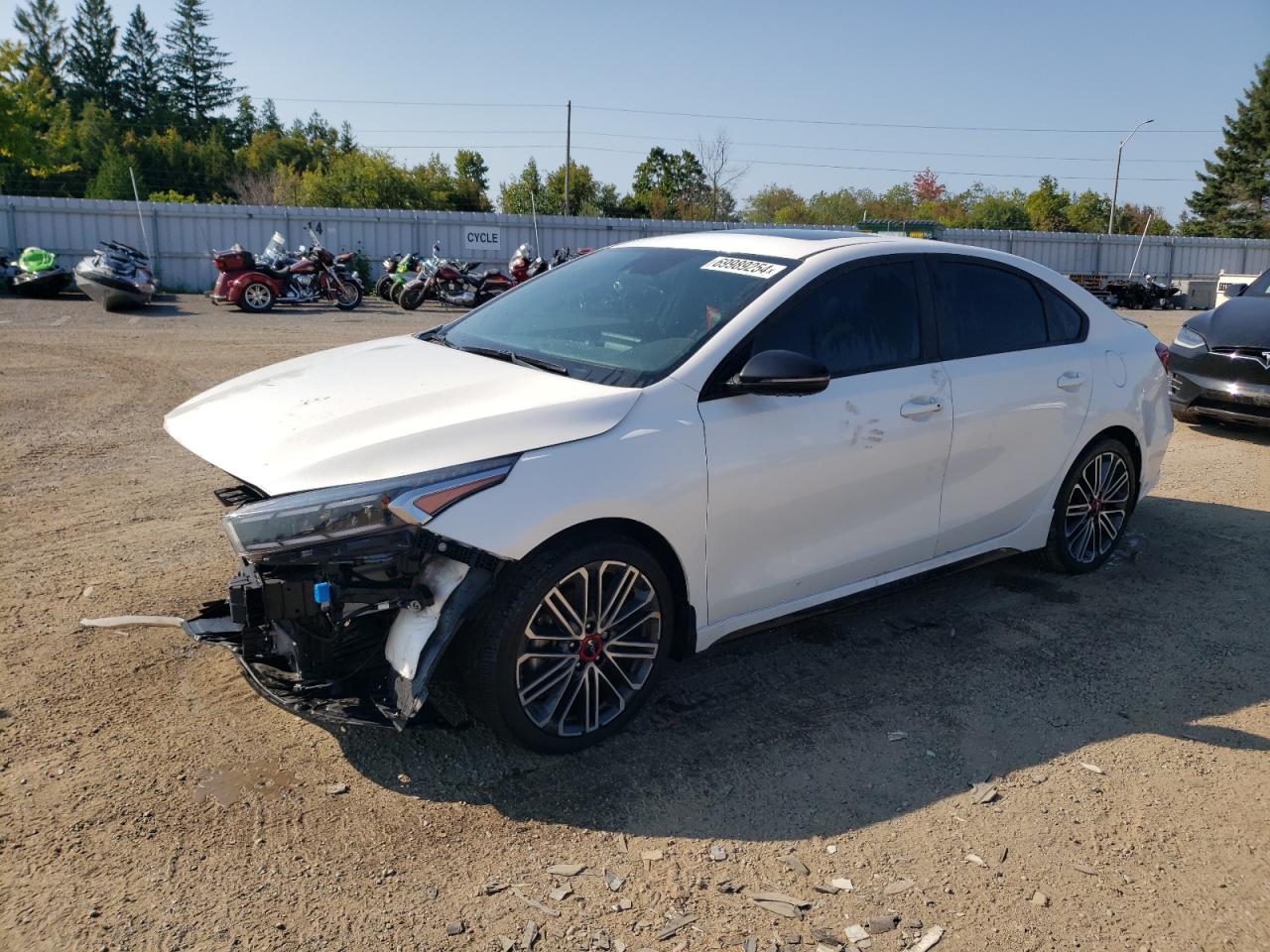 2022 KIA FORTE GT VIN:3KPF44ACXNE436125