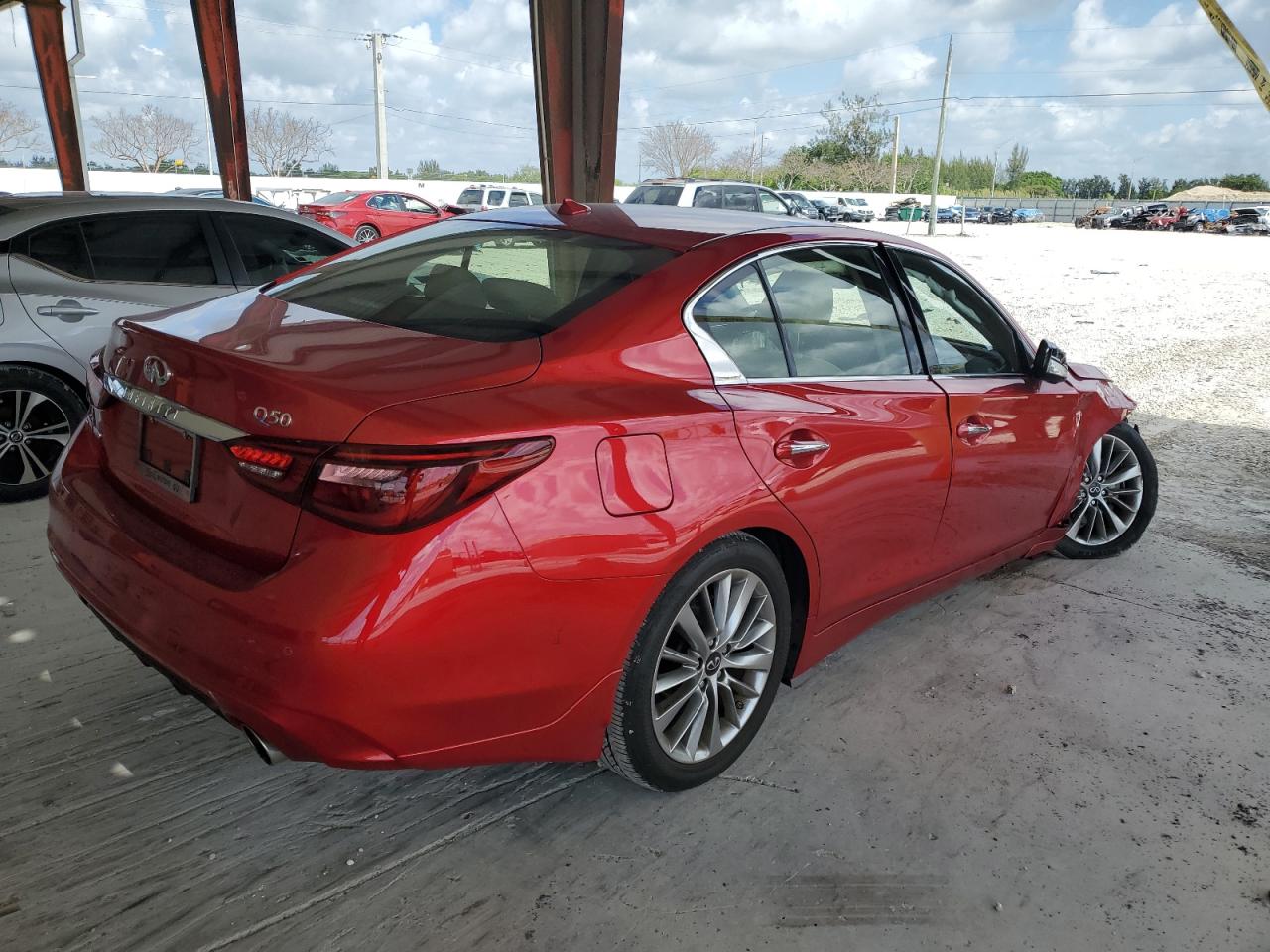 2022 INFINITI Q50 LUXE VIN:JN1EV7BR2NM341625