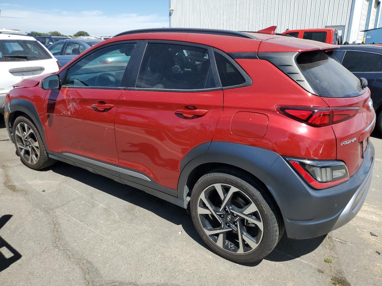 2022 HYUNDAI KONA LIMITED VIN:KM8K5CA37NU795127