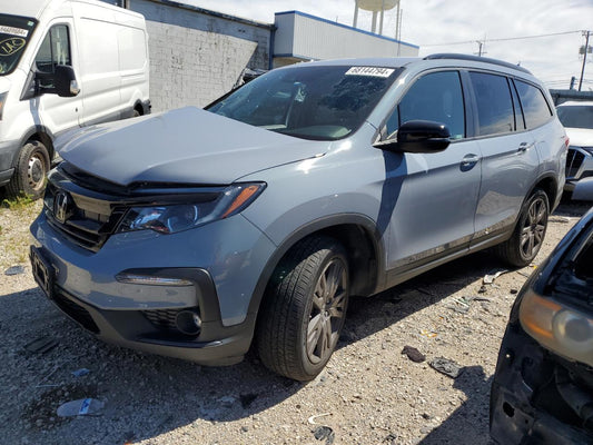 2022 HONDA PILOT SPORT VIN:5FNYF5H37NB023720