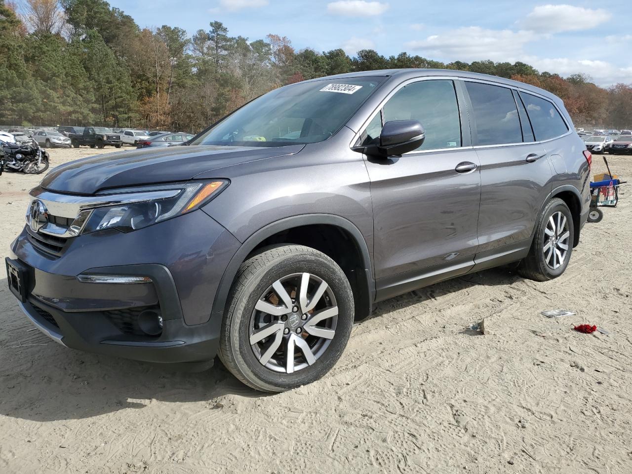 2022 HONDA PILOT EXL VIN:5FNYF6H57NB002311