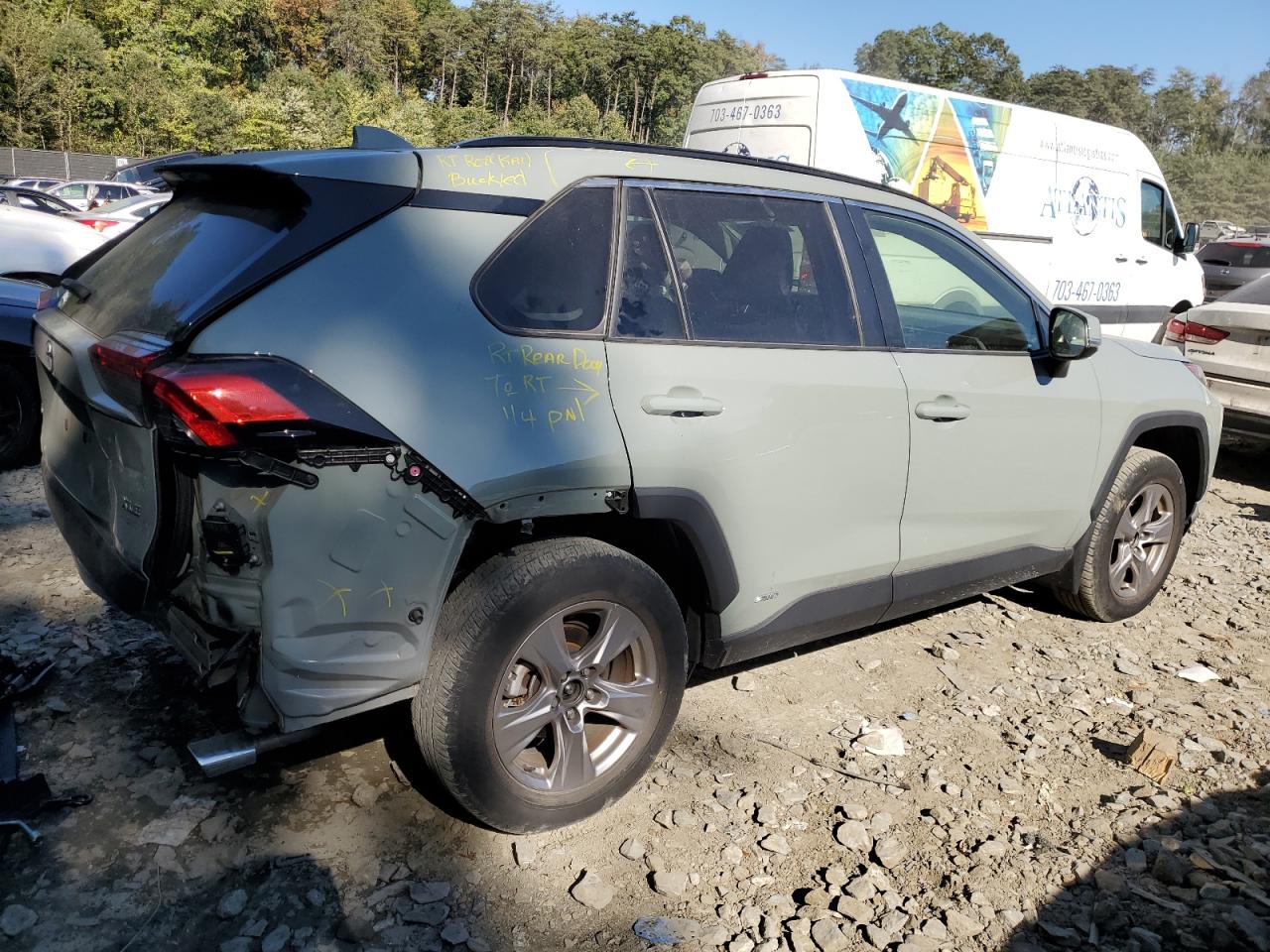 2022 TOYOTA RAV4 XLE VIN:JTMRWRFV3ND146082