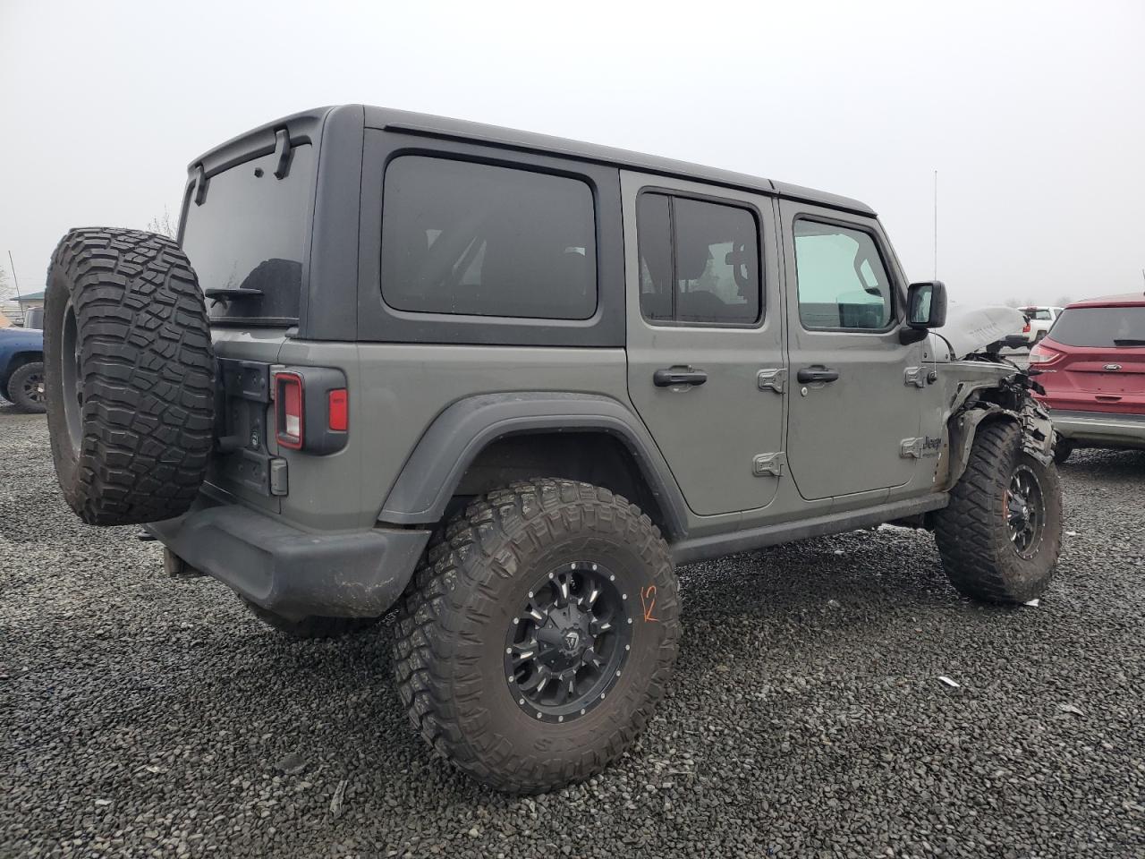 2022 JEEP WRANGLER UNLIMITED SPORT VIN:1C4HJXDM1NW241284