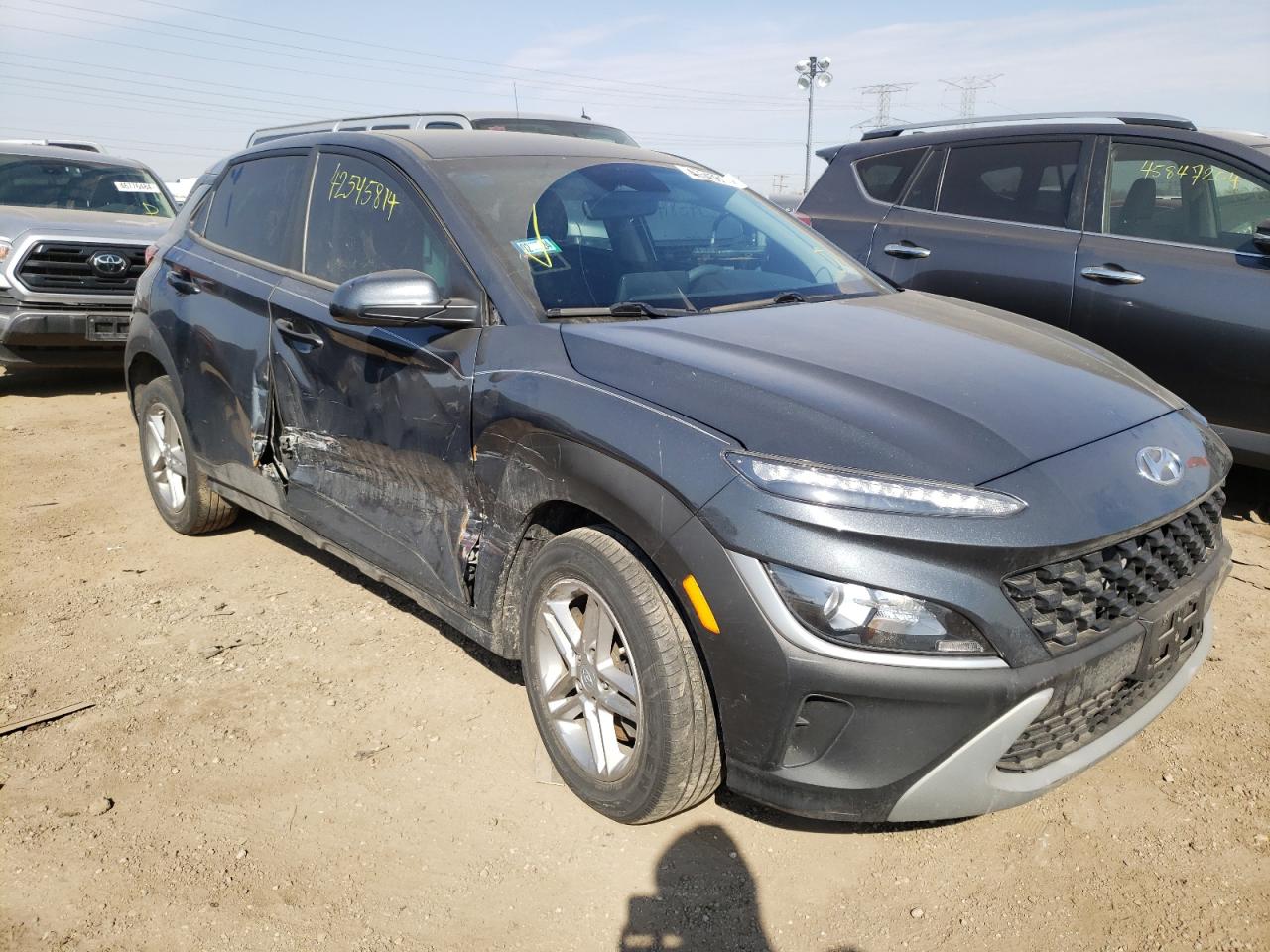 2022 HYUNDAI KONA SEL VIN:KM8K2CAB8NU804093