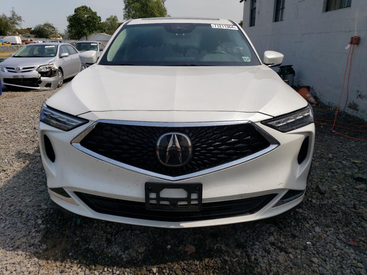 2022 ACURA MDX  VIN:5J8YE1H38NL042299