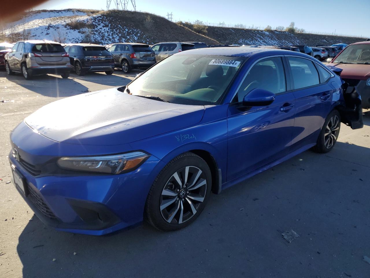 2023 HONDA CIVIC EX VIN:2HGFE1F73PH322208