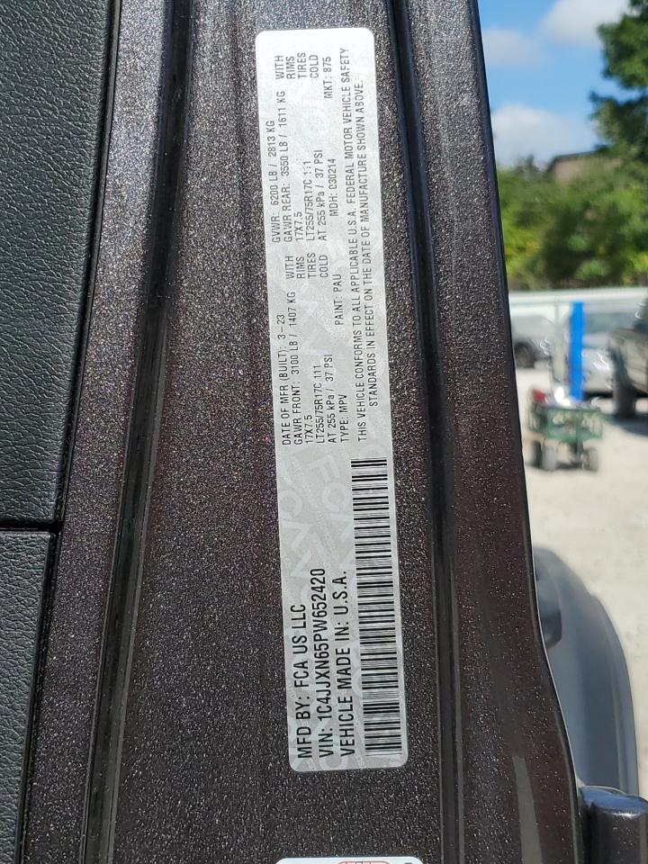 2023 JEEP WRANGLER 4XE VIN:1C4JJXN65PW652420
