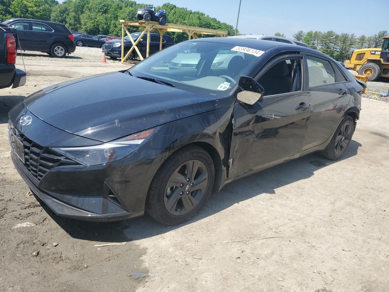 2022 HYUNDAI ELANTRA BLUE VIN:KMHLM4AJ6NU023911