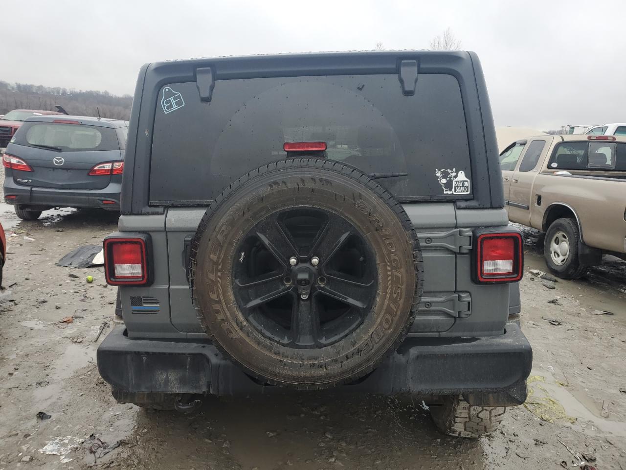 2022 JEEP WRANGLER UNLIMITED SPORT VIN:1C4HJXDN5NW225808