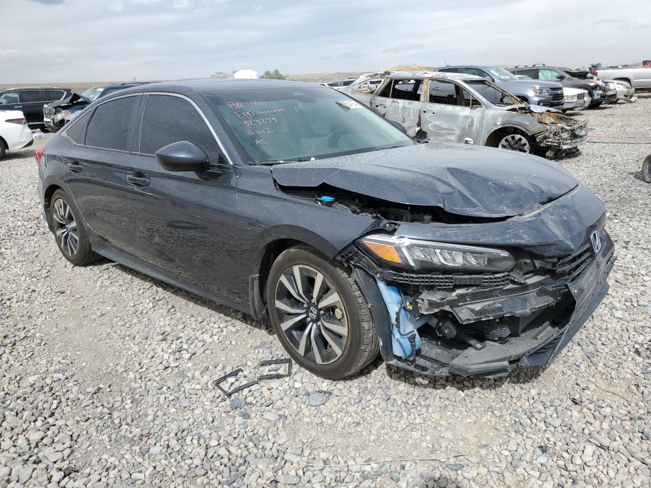 2022 HONDA CIVIC EX VIN:2HGFE1F72NH323279