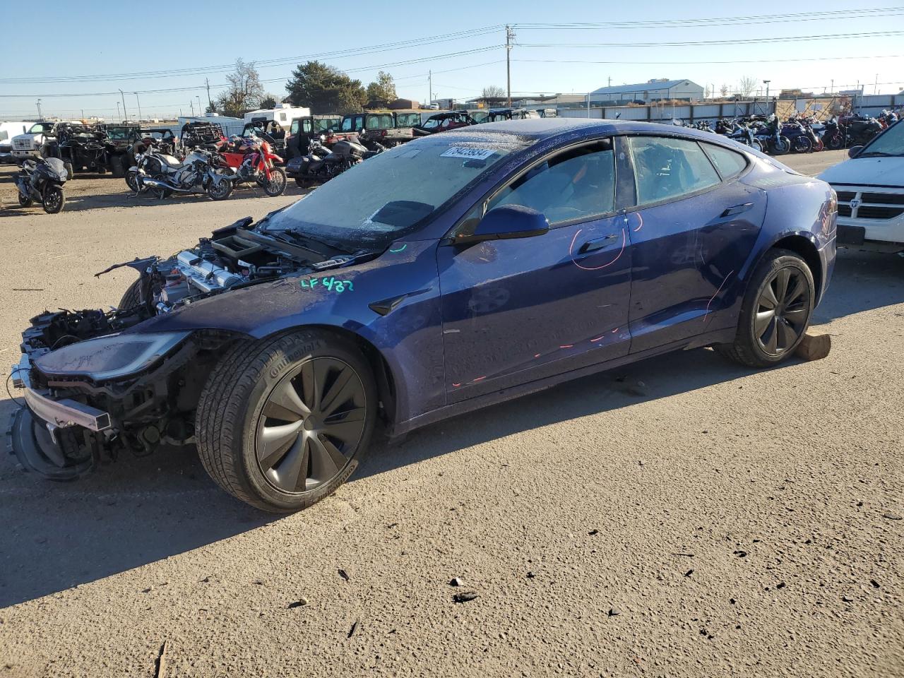 2022 TESLA MODEL S  VIN:5YJSA1E58NF491586