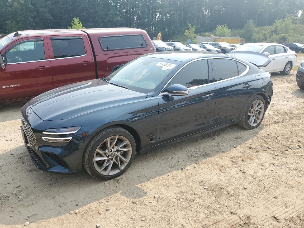 2022 GENESIS G70 BASE VIN:KMTG34TA0NU103115