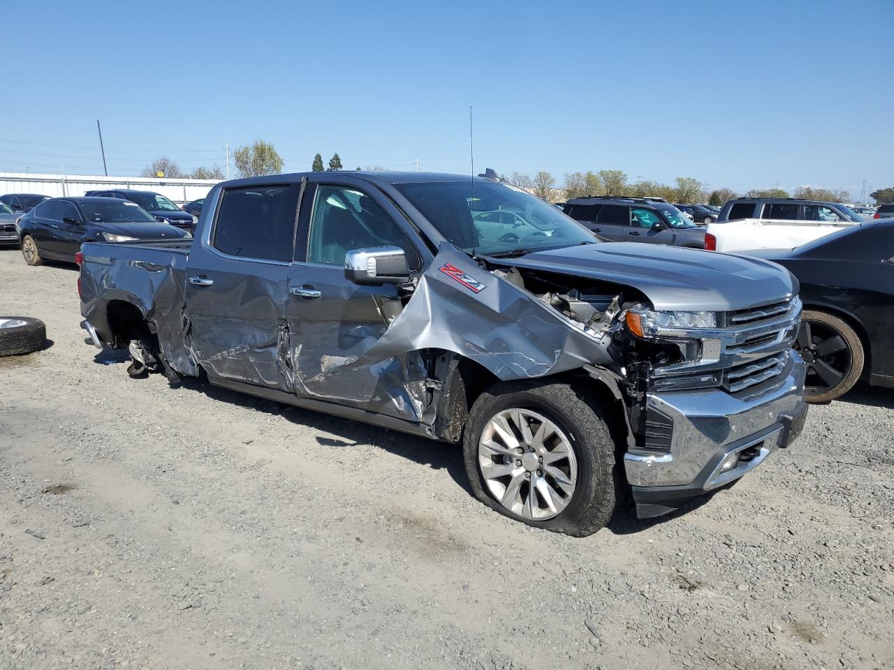2022 CHEVROLET SILVERADO LTD K1500 LTZ VIN:1GCUYGEDXNZ202961