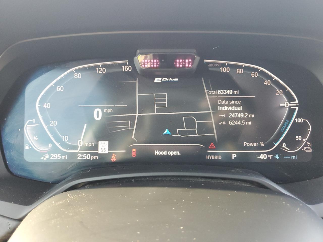 2022 BMW X5 XDRIVE45E VIN:5UXTA6C03N9J76695