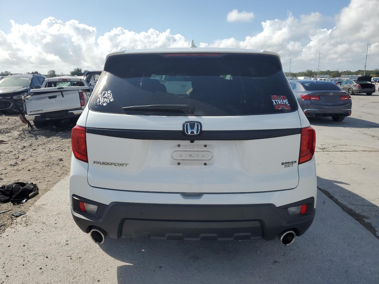 2022 HONDA PASSPORT EXL VIN:5FNYF7H51NB006473