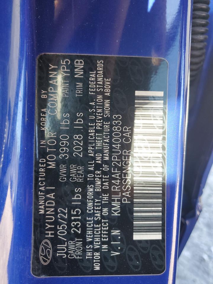 2023 HYUNDAI ELANTRA N LINE VIN:KMHLR4AF2PU400833
