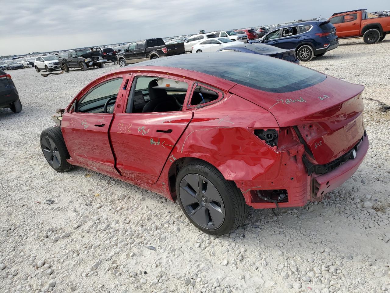 2023 TESLA MODEL 3  VIN:5YJ3E1EA4PF481095