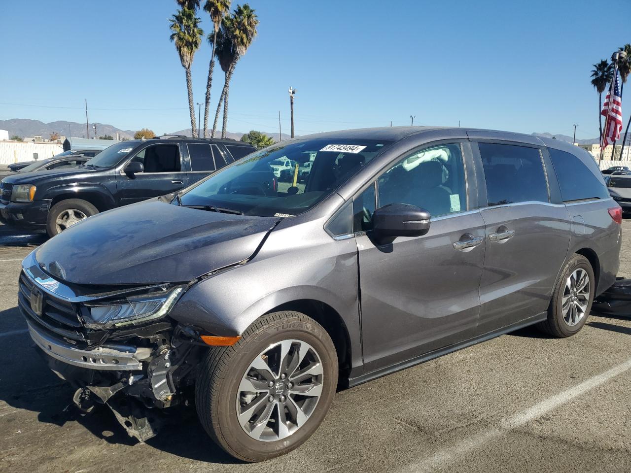 2024 HONDA ODYSSEY EXL VIN:5FNRL6H66RB044254