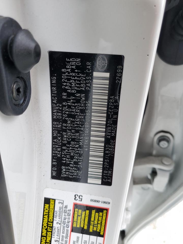 2023 TOYOTA CAMRY XSE VIN:WA1LGAFE0ED005551