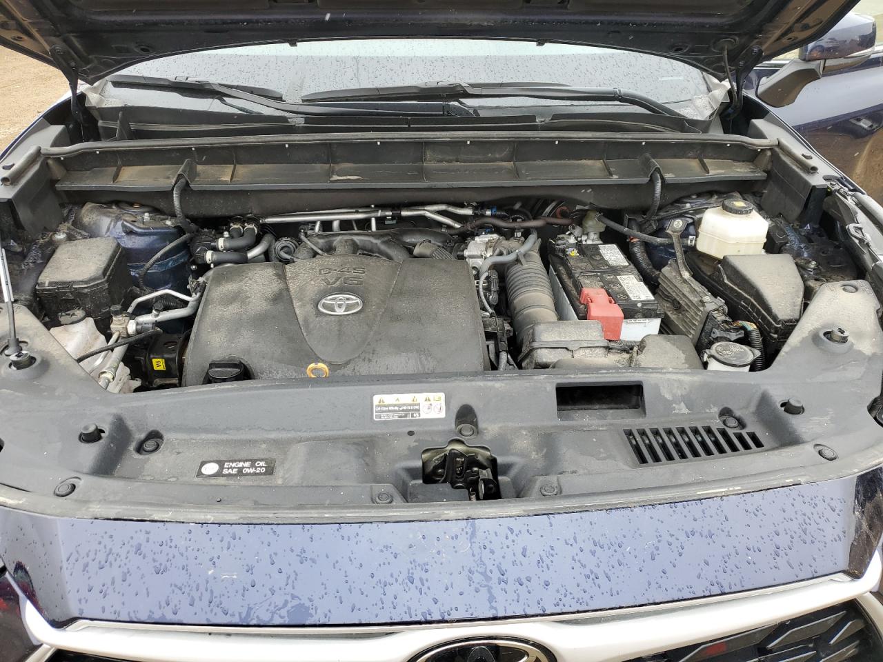 2022 TOYOTA HIGHLANDER XLE VIN:5TDHZRBH4NS596735