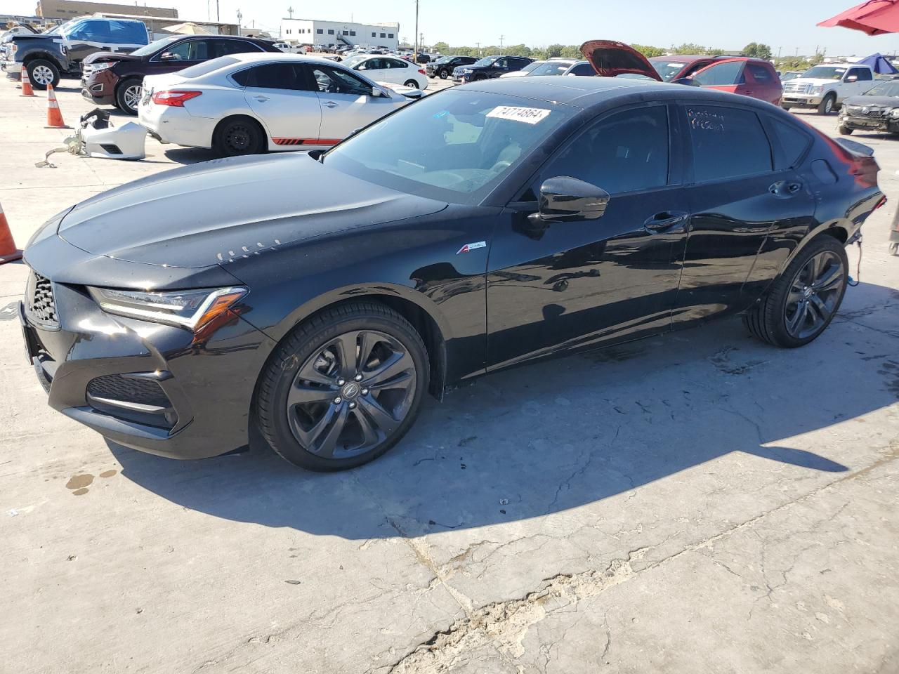 2022 ACURA TLX TECH A VIN:19UUB6F51NA003591