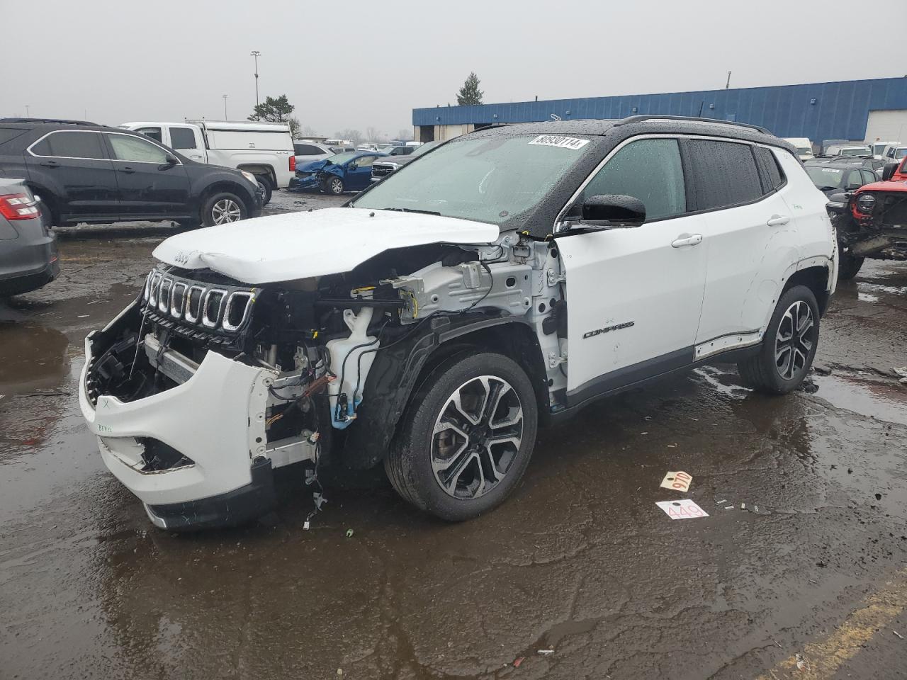 2022 JEEP COMPASS LIMITED VIN:3C4NJDCB3NT134258
