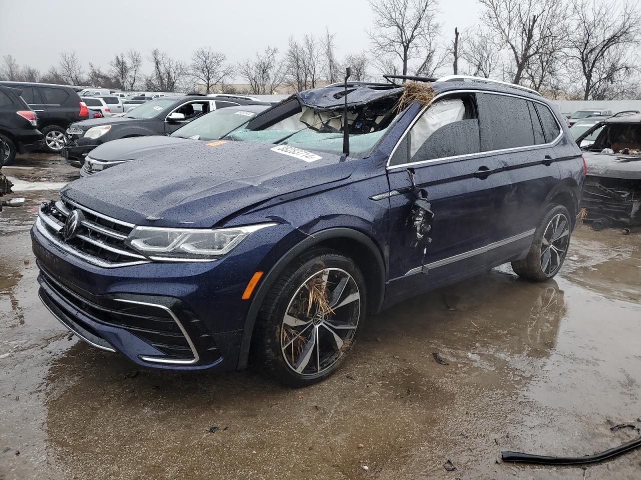 2022 VOLKSWAGEN TIGUAN SEL R-LINE VIN:1C4SJVAT9NS221376