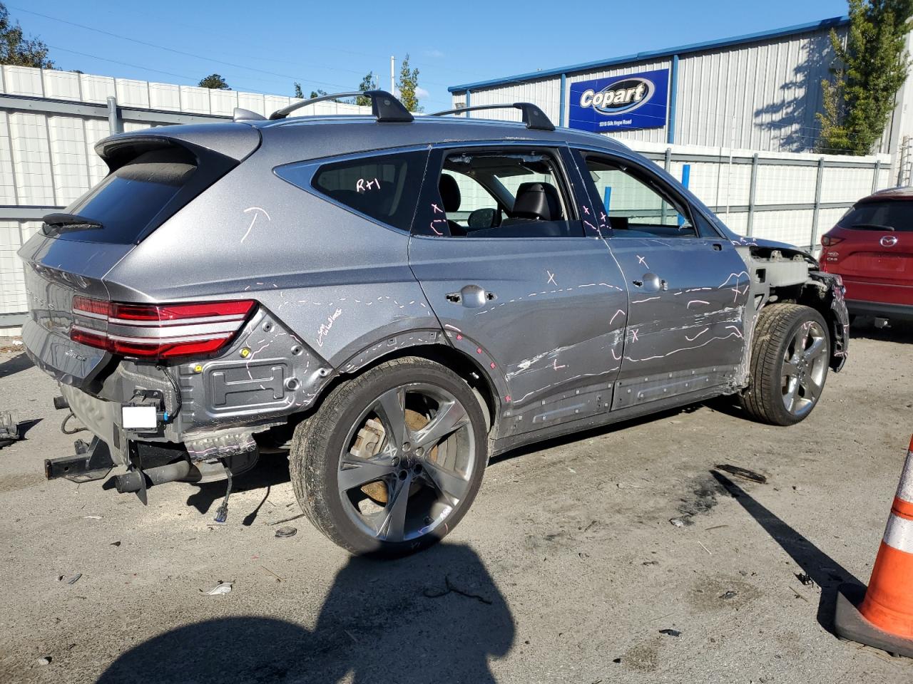 2022 GENESIS GV80 BASE VIN:KMUHCESCXNU083352