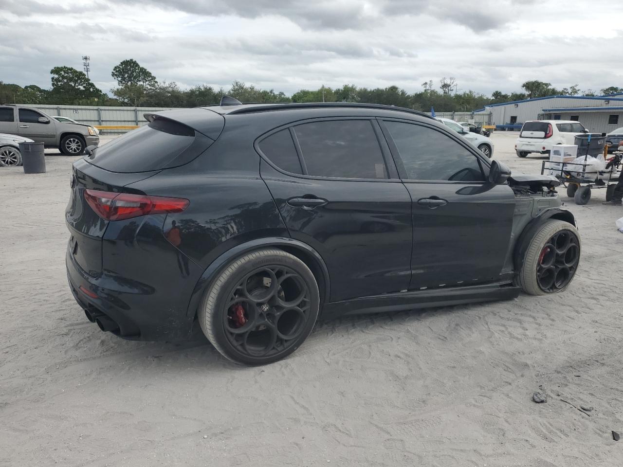 2022 ALFA ROMEO STELVIO QUADRIFOGLIO VIN:ZASPAKEV6N7D32770