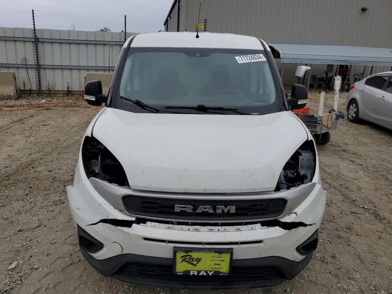 2022 RAM PROMASTER CITY TRADESMAN VIN:ZFBHRFAB4N6X43442